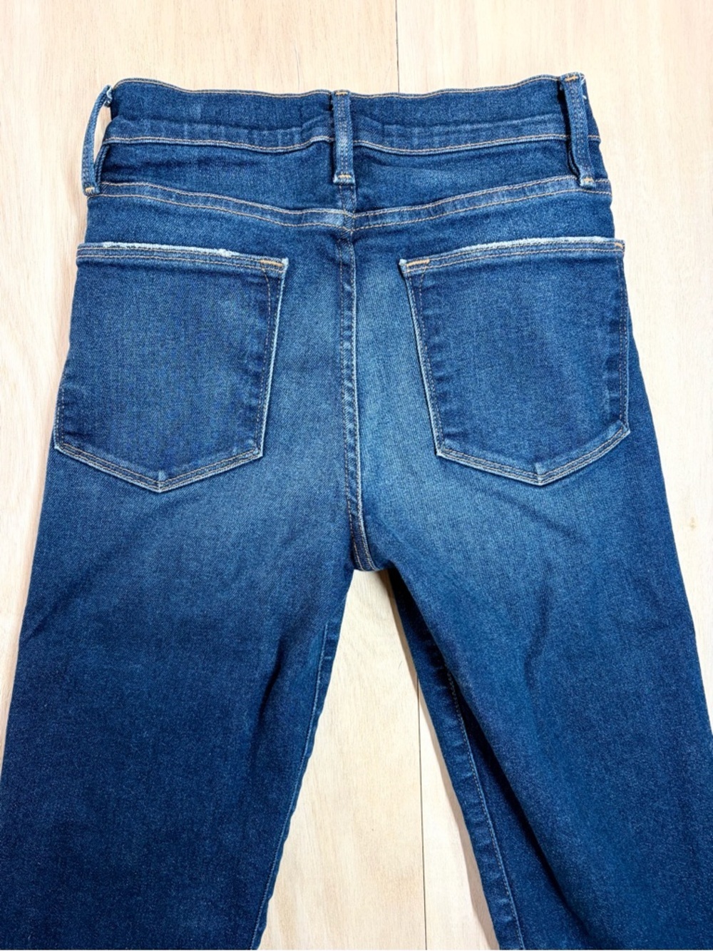 FRAME Le High Straight Jeans in Eagle Point Wash Size 25 - Picture 4 of 11